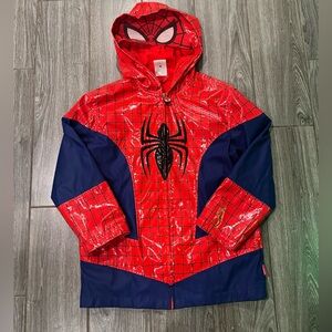 Boys Spider Man Rain Jacket